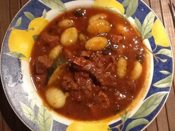 Beef casserole with Gnocchi 