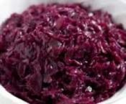 Home Made Red Cabbage with Apple