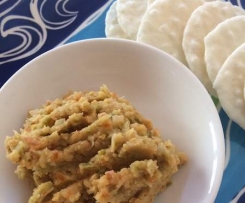 Olive and chickpea dip