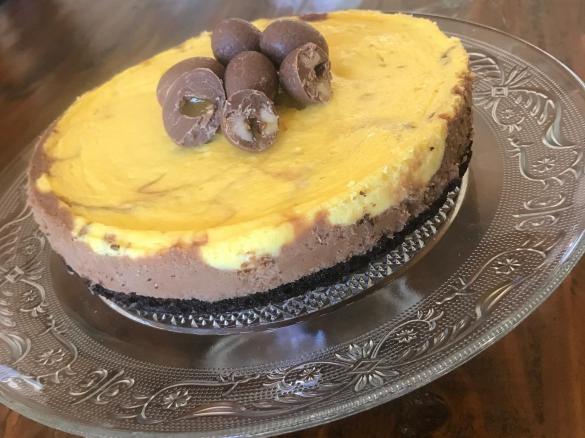 Steamed Double Choc Cheesecake