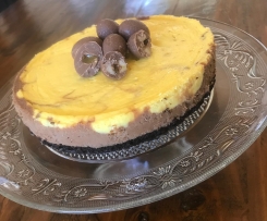 Steamed Double Choc Cheesecake