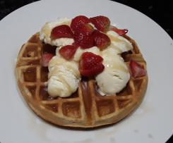 Keto fluffy sweet waffles