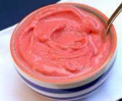 Strawberry ice cream