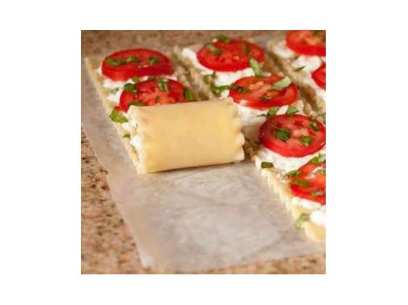 Caprese Lasagna Roll ups
