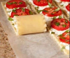 Caprese Lasagna Roll ups