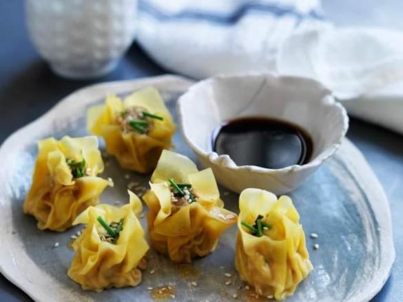 Chicken Ginger Wontons