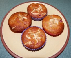 Almond Berry and Yoghurt Muffins