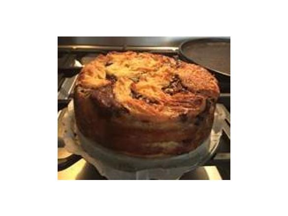 chocolate brioche pudding - Gateau Bigouden