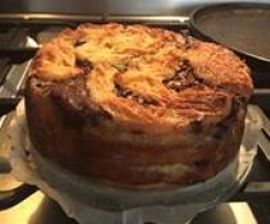 chocolate brioche pudding - Gateau Bigouden