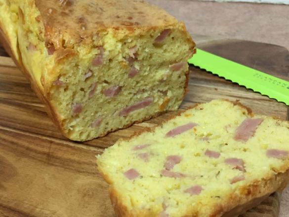 French ham cake - cake au jambon