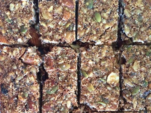 Muesli/Breakfast bars (Grain, Dairy and Refined Sugar Free)