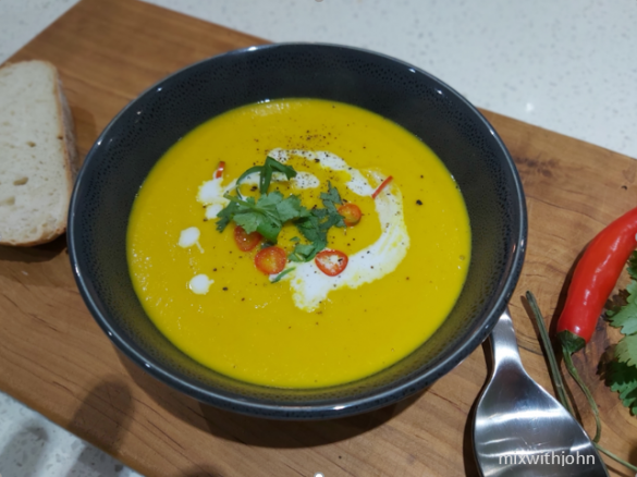 Carrot, Ginger and Turmeric Soup