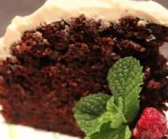 Purple Carrot and Chocolate Cake 