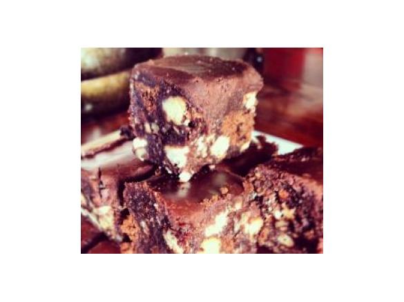 Fudgy Hedgehog Slice