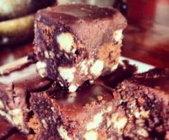 Fudgy Hedgehog Slice