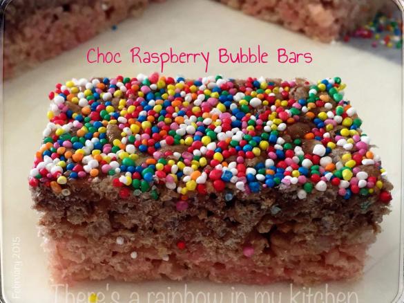 Choc Rasberry Bubble Bars