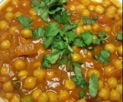 Paraati Chana - Indian chickpeas with split peas (vegan, dairy-free, gluten-free, egg-free)