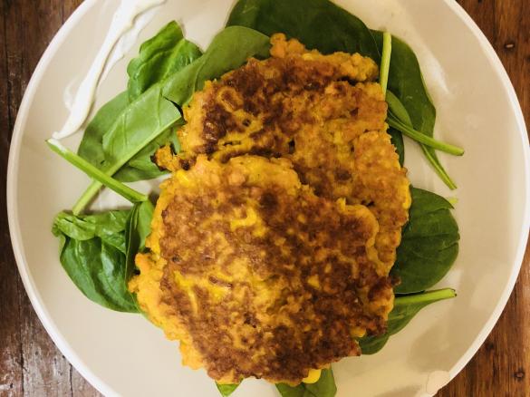 Sweet potato fritters