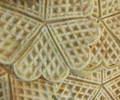 Vanilla and Sour Cream Waffles (Adapted from Signe Johansen's 'Scandilicious' cookbook)