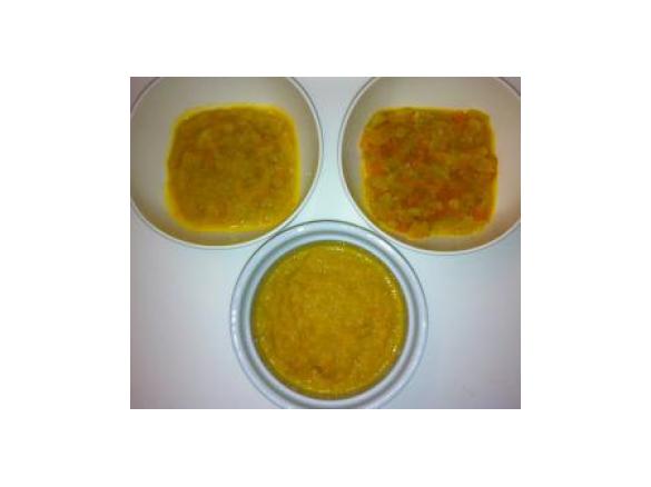 Lentil & vegetable puree