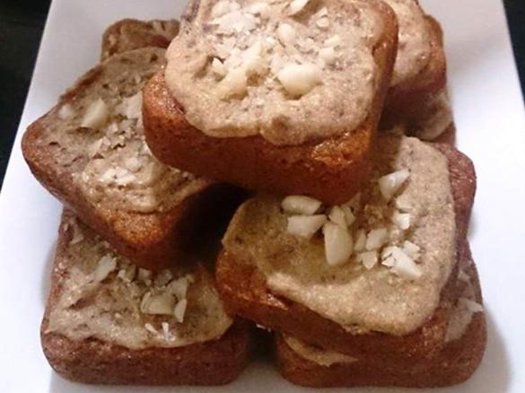 Caramel Macadamia Slice (Gluten Free)