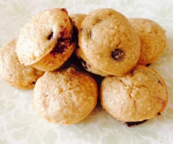 Blueberry and Coconut Mini Muffins (Wheat Free)