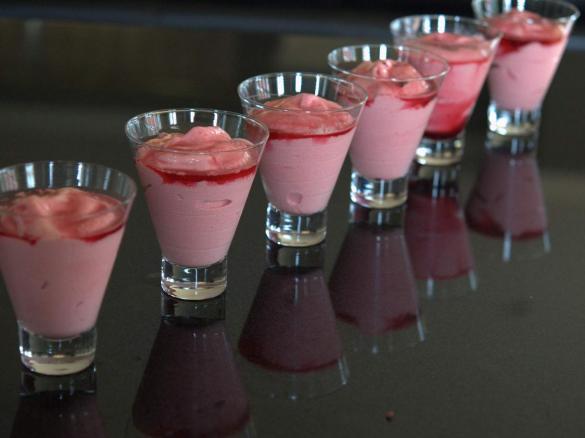 Doris Plum Sorbet with  Plum syrup