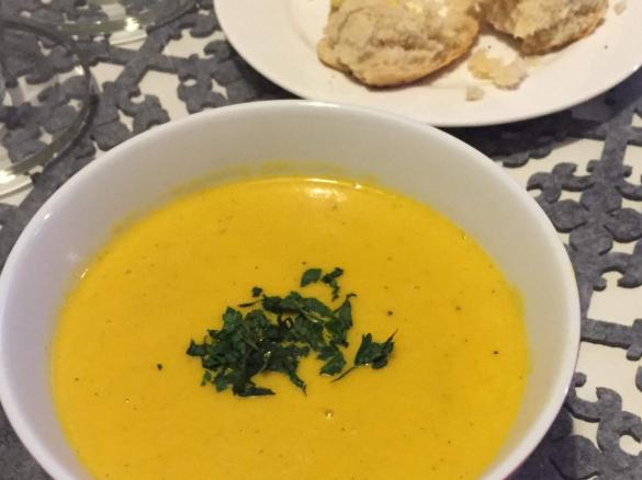Pumpkin, Potato & Curry Soup