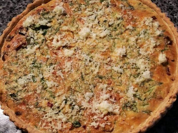Caramelised Leek & Onion Quiche