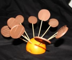 Chocolate & Peppermint Gum Lollipops