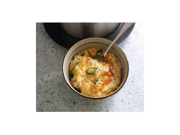 Creamy Coconut Chicken & Pumpkin Risotto