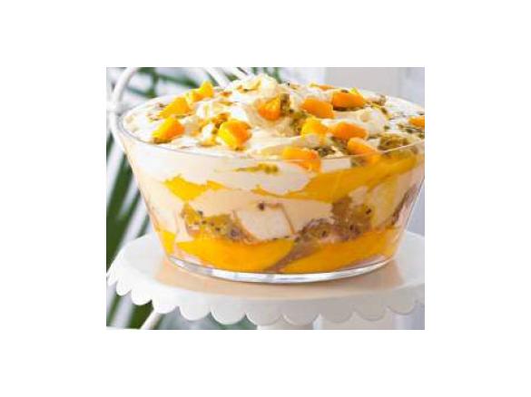 Mango & Passionfruit Summer Trifle