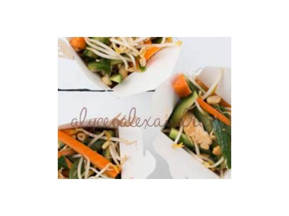 Steamed Chicken Salad with Asian Flavours