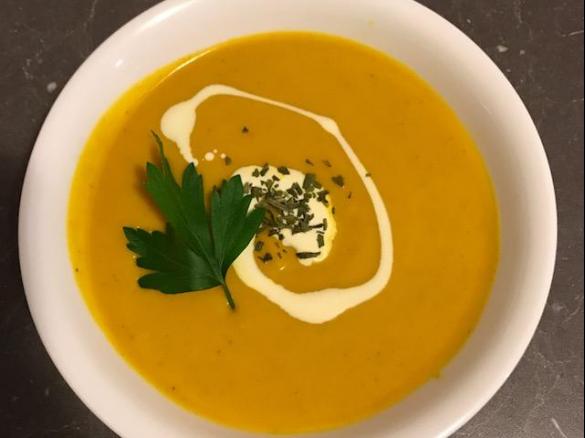 Winter Warming Pumpkin Soup