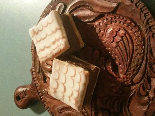 Chocolate Vanilla Slice 