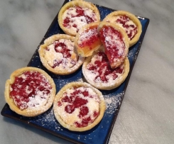 Raspberry and lemon tartlets