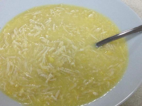 CREAMY CHICKEN & CORN SOUP