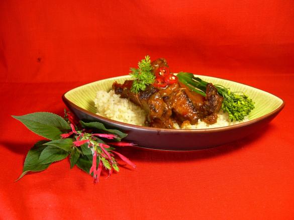 Sticky Pork Spare Ribs or Pork Belly