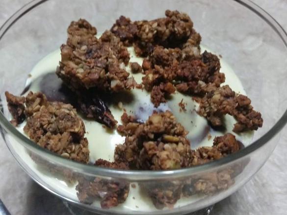 Sugarless Fig & Ginger Chocolate Custard