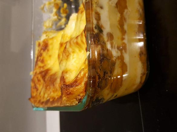 "They won't believe it's not meat" Lasagna