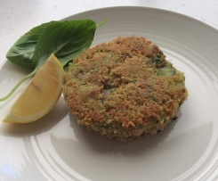 tuna & kale potato cakes