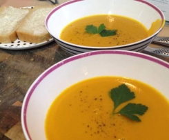 Pumpkin & ginger soup