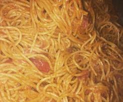 Rich Vegan caramelised onion pasta