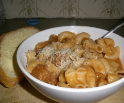Savoury Beef and Red wine Pasta