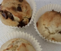 Healthy Banana & Choc Chip Muffins