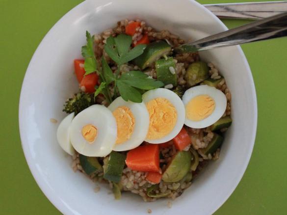 Steamed Vegetable Rice