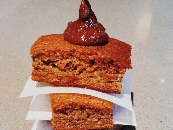 Pumpkin Pie Slice.  Grain free, sugar free