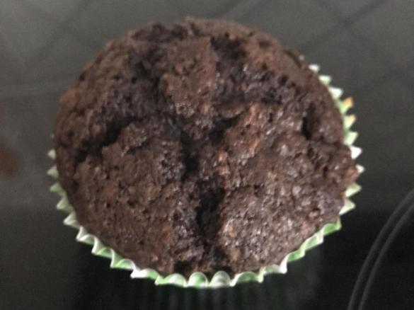 Chocolate Zucchini & Walnut Muffin