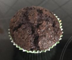 Chocolate Zucchini & Walnut Muffin