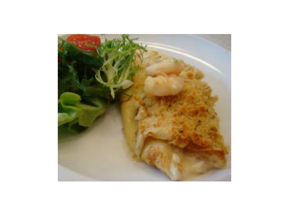 Savoury Prawn Crepes